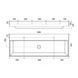 Умывальник подвесной RAVAK NATURAL DUO 1200x450x140мм прямоугольный белый XJO01212000 2 из 7