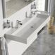Умывальник подвесной RAVAK NATURAL DUO 1200x450x140мм прямоугольный белый XJO01212000 4 из 7