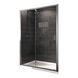 Двері скляні для душової ніші універсальні розсувні двосекційні HUPPE X1 190x140см прозоре скло 6мм профіль хром 140404.069.322 1 з 8