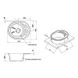 Раковина на кухню керамическая овальная GF ITALY COL-06 495мм x 615мм бежевый без сифона GFCOL06620500200 2 из 4