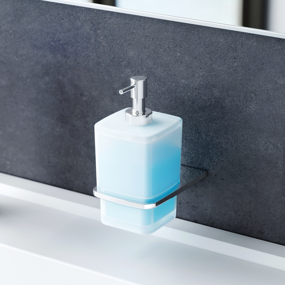 Дозатор для жидкого мыла настенный AM.PM Inspire 2.0 хром 250мл стекло A50A36900