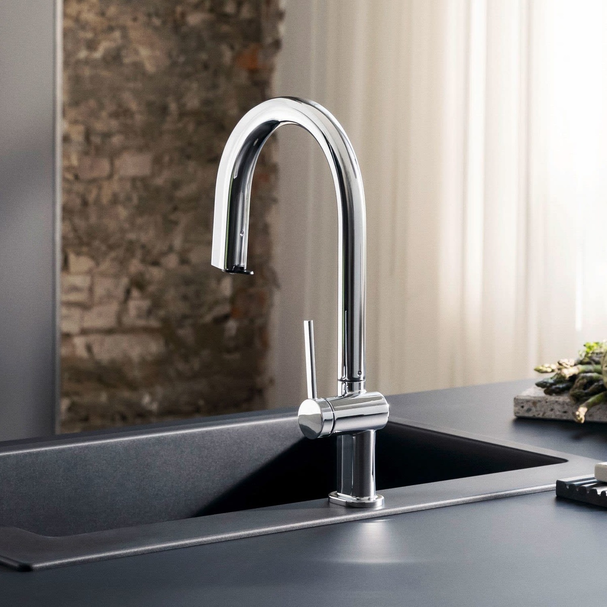 Змішувач для кухні із краном для фільтрованої води HANSGROHE Aqittura M91 хром латунь 76803000