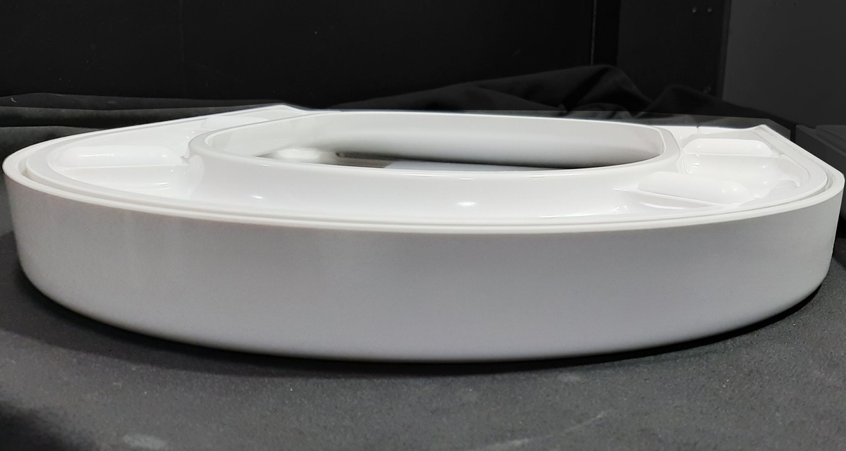 Унітаз настінний безобідковий білий LAUFEN PRO із сидінням з мікроліфтом H820966+H8969513B