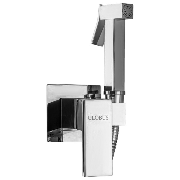 Змішувач для гігієнічного душу GLOBUS LUX NIAGARA GLN-0-106MIX прихованого монтажу хром латунь 70x70мм 000018454