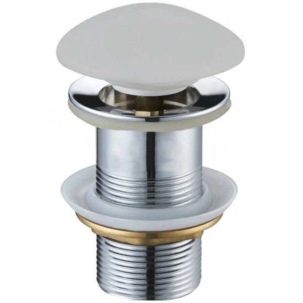 Донный клапан нажимной для раковины MEXEN без перелива керамический 1 1/4" матовый серый MEX-79910-63