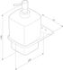 Дозатор для жидкого мыла настенный AM.PM Inspire 2.0 хром 250мл стекло A50A36900 2 из 8