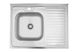 Мийка для кухні із нержавіючої сталі прямокутна накладна KRONER KRP 800x600x160мм матова 0.6мм із сифоном CV022825 1 з 5