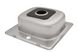 Мийка для кухні із нержавіючої сталі квадратна KRONER KRP 480x480x160мм матова 0.6мм із сифоном CV022759 5 з 5