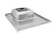 Мийка для кухні із нержавіючої сталі прямокутна накладна KRONER KRP 800x600x160мм матова 0.6мм із сифоном CV022825 5 з 5