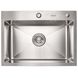 Мийка для кухні із нержавіючої сталі прямокутна PLATINUM Handmade 580x430x220мм матова 1.5мм із сифоном PLS-A32263 1 з 2