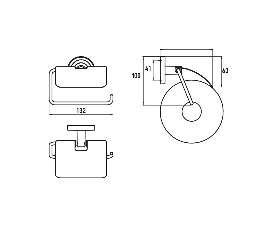 Комплект аксессуаров для ванной EMCO Polo 0798 001 00 округлый хром