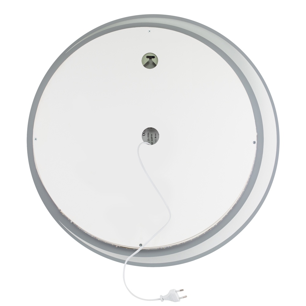 Зеркало круглое для ванной Q-TAP Mideya 59x59см c подсветкой сенсорное включение антизапотевание QT2078F804W
