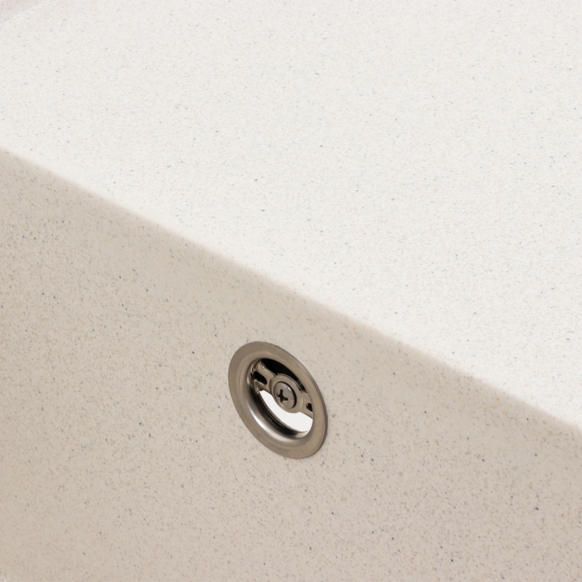 Мийка для кухні гранітна прямокутна PLATINUM 9651 ATLAS 960x510x210мм без сифону біла PLS-A40262