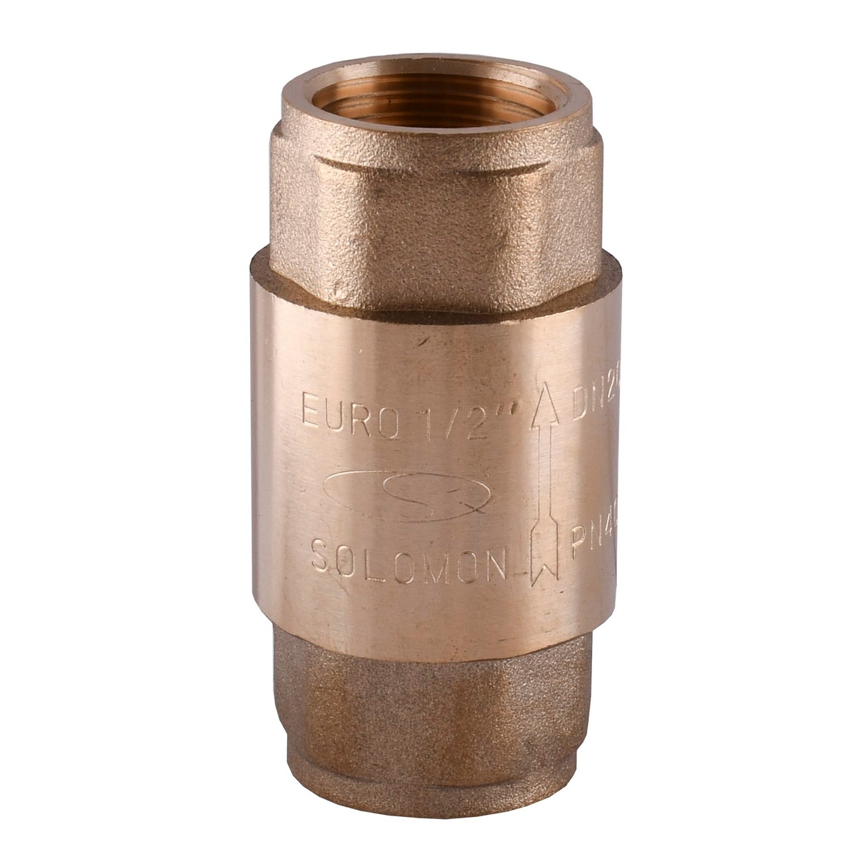 Обратный клапан для воды SOLOMON EUROPA 6026 пружинный 1/2" внутренняя 000005196