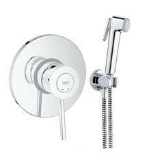 Змішувач прихованого монтажу для гігієнічного душу GROHE BauClassic хром латунь 105мм UA11104800