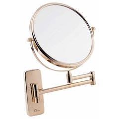 Косметическое зеркало для ванной Q-TAP Liberty золото металл QTLIBORO1147