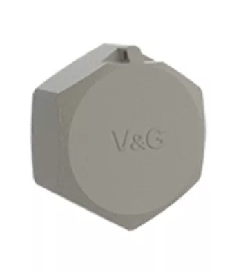 Заглушка (пробка) V&G VALOGIN латунь внутрішня 1" VG-207203