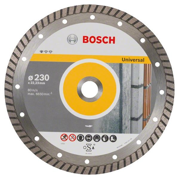 Диск алмазный Bosch Standard for Universal Turbo, 230х22.23мм
