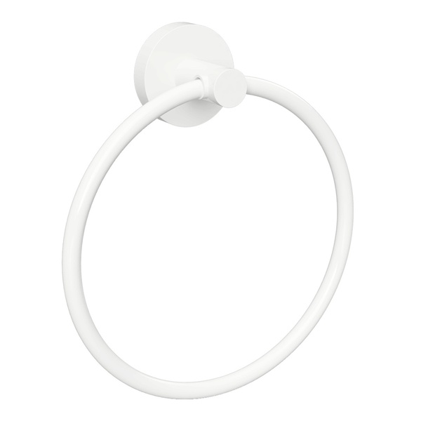 Держатель-кольцо для полотенец BEMETA White 170мм округлый металлический белый 104104064
