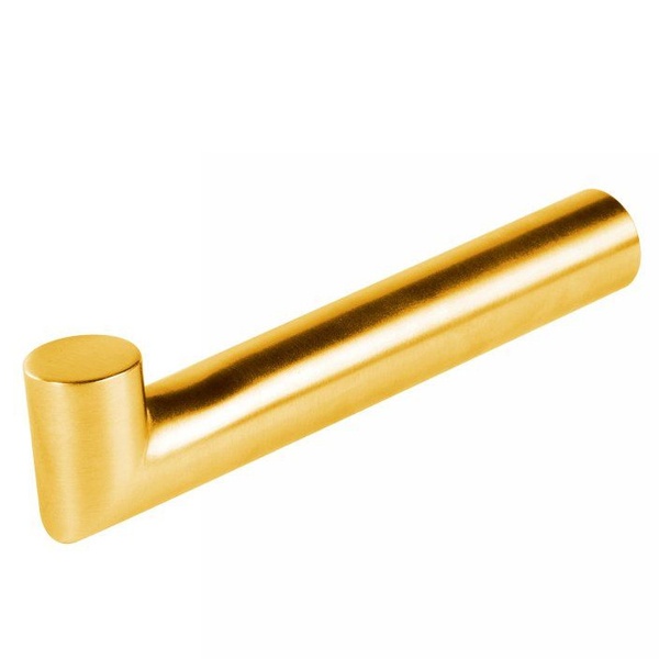 Тримач для туалетного паперу TRES Max округлий металевий золото 11463609OM