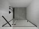 Двері для душової ніші MEXEN Roma скляні універсальні розпашні двосекційні 190x90см прозорі 6мм профіль чорний MEX-854-090-000-70-00 7 з 7