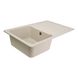 Мийка для кухні гранітна прямокутна PLATINUM 7850 VERONA 780x500x180мм без сифону біла PLS-A25149 4 з 5