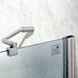Шторка стеклянная для ванны двухсекционная распашная 142x119.5см LIDZ Brama стекло матовое 6мм профиль хром LBSS120140RCRMFR 3 из 12