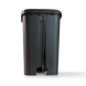 Ведро для мусора на 12л прямоугольное MVM с крышкой и педалью 425x218x265мм пластиковое черное BIN-13 12L ANTHRACITE 5 из 12