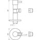 Кран кульовий побутовий SOLOMON Lazer 7076 кутовий 1/2"x3/8" зв-зв 000002250 2 з 7