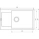 Кухонная мойка керамическая прямоугольная GLOBUS LUX MALABI 500мм x 780мм бежевый без сифона 000022378 2 из 5