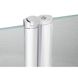 Шторка стеклянная для ванны двухсекционная распашная 142x119.5см LIDZ Brama стекло матовое 6мм профиль хром LBSS120140RCRMFR 5 из 12
