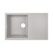Кухонна мийка композитна прямокутна LIDZ GRA-09 495мм x 780мм сірий без сифону LIDZGRA09790495230 1 з 9