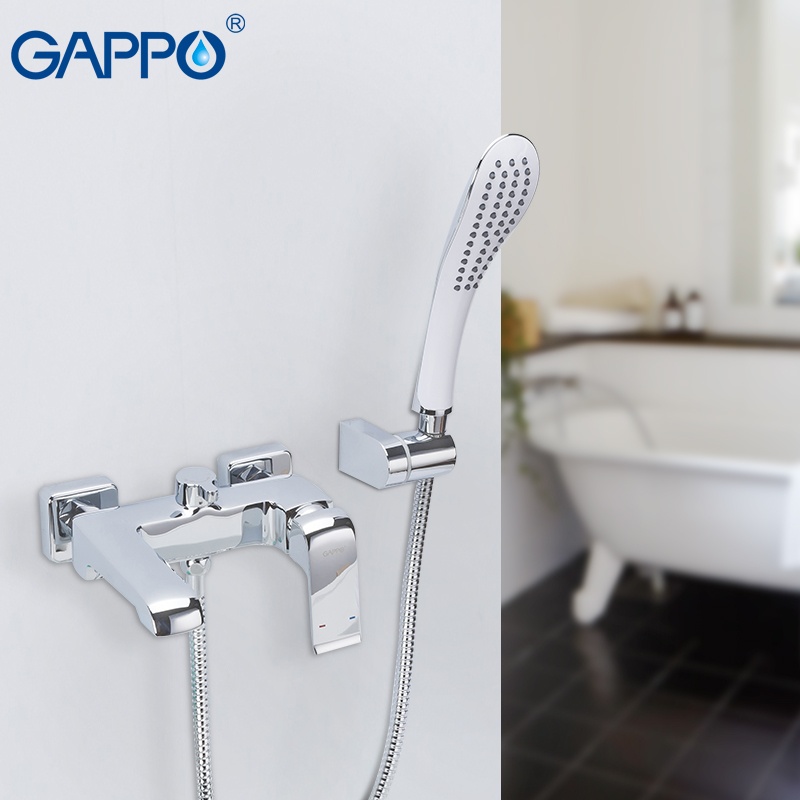 Cмеситель для ванны однорычажный с коротким изливом GAPPO Aventador хром латунь G3250-8