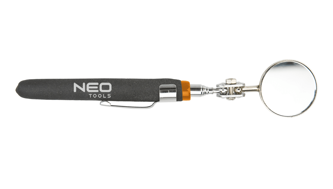 Зеркало инспекционное Neo Tools, 180-480мм, прорезиненный держатель