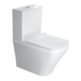 Унитаз напольный белый без бачка DURAVIT DuraStyle без сиденья выпуск в стену 2155090000
