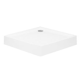Піддон для душової кабіни HUPPE Xerano 80x80x12см квадратний акриловий без сифону білий 840701.055