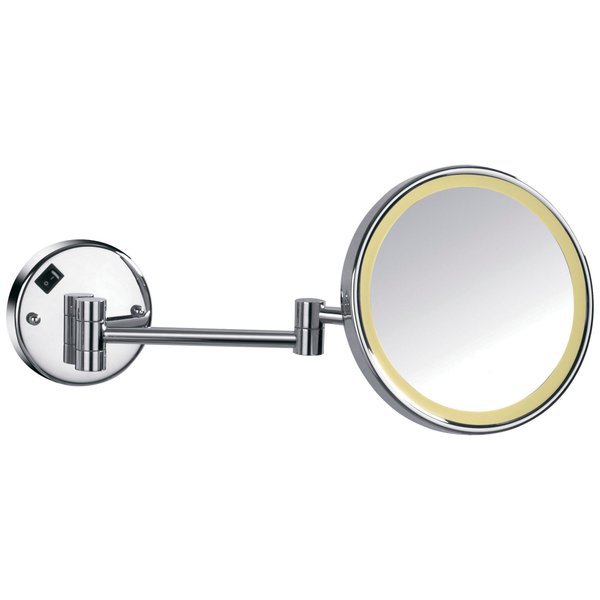 Косметическое зеркало для ванной IMPRESE хром металл 181322