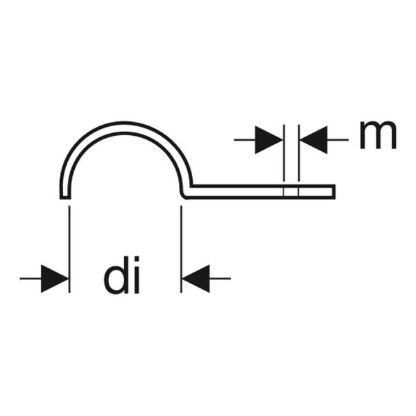 Скоба GEBERIT для труб 20 мм 602.763.00.1