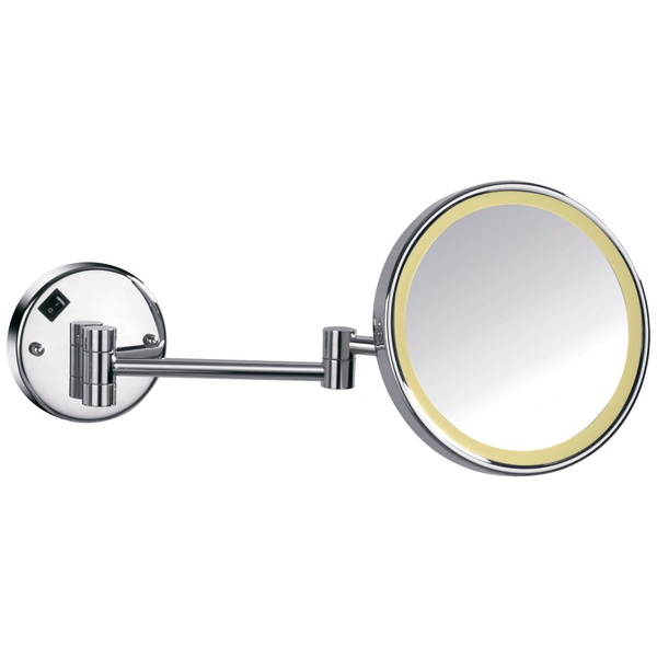 Косметичне дзеркало для ванної IMPRESE хром метал 181322