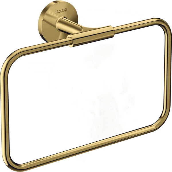 Тримач-кільце для рушників HANSGROHE AXOR Universal 250мм округлий металевий золото 42823990