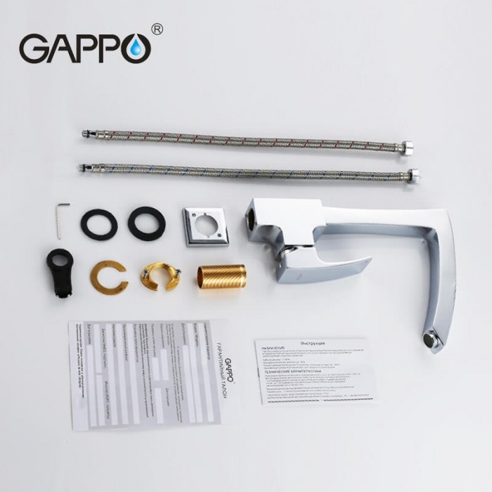 Змішувач для кухні одноважільний GAPPO Jacob хром латунь G4007
