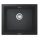 Кухонна мийка композитна прямокутна GROHE K700 533мм x 457мм чорний із сифоном 31654AP0 3 з 5