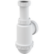 Сифон для кухонної мийки ALCAPLAST впуск 1 1/2" випуск горизонтальний білий A443-DN50/40 1 з 2