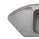 Мийка на кухню гранітна асиметрична GLOBUS LUX AVERNO 1060x575мм моко на півтори чаші без сифону 000023482 4 з 7