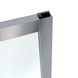 Ограждение стеклянное для душевой ниши раздвижная трехсекционная EGER LEXO 101.5см x 195см прозрачное стекло 6мм профиль хром 599-810/1 4 из 5