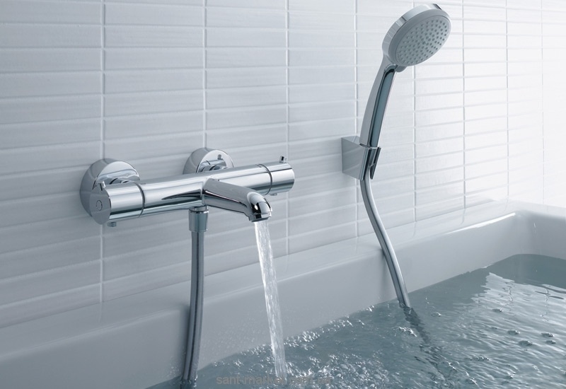 Змішувач для ванної терморегулювальний HANSGROHE Ecostat Comfort хром латунь 13114000