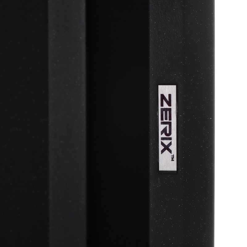 Мийка для кухні гранітна прямокутна ZERIX ZS-7950S-14 790x500x230мм із сифоном чорна ZX4586