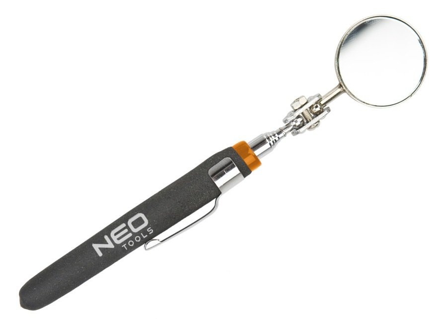 Зеркало инспекционное Neo Tools, 180-480мм, прорезиненный держатель