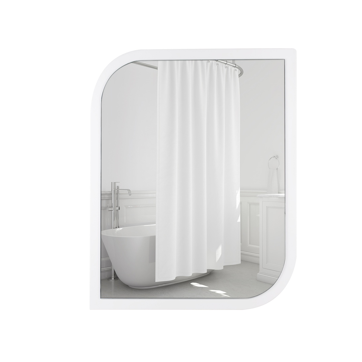Зеркало прямоугольное для ванной Q-TAP Scorpio 69см x 55см QT147850701W
