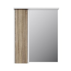 Шкафчик с зеркалом для ванны AM.PM GEM S 60x72x16.7см c подсветкой коричневый M91MPL0601WF38